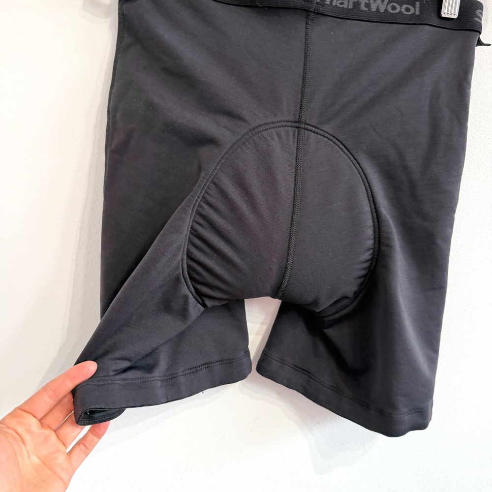 Smartwool Cycling shorts black padded athletic bike shorts - Picture 7 of 11